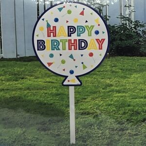321 Party! Peppy Birthday Yard Signs